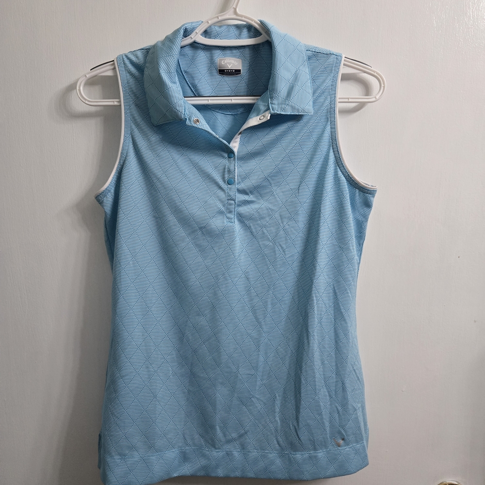 Callaway Light Blue Women's Tank Top